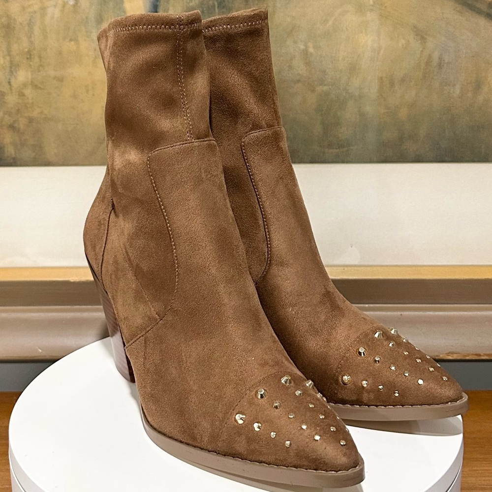 🌸MICHAEL KORS🌸 Dover Studded Faux Suede Boots Size: 10 M - Picture 7 of 10